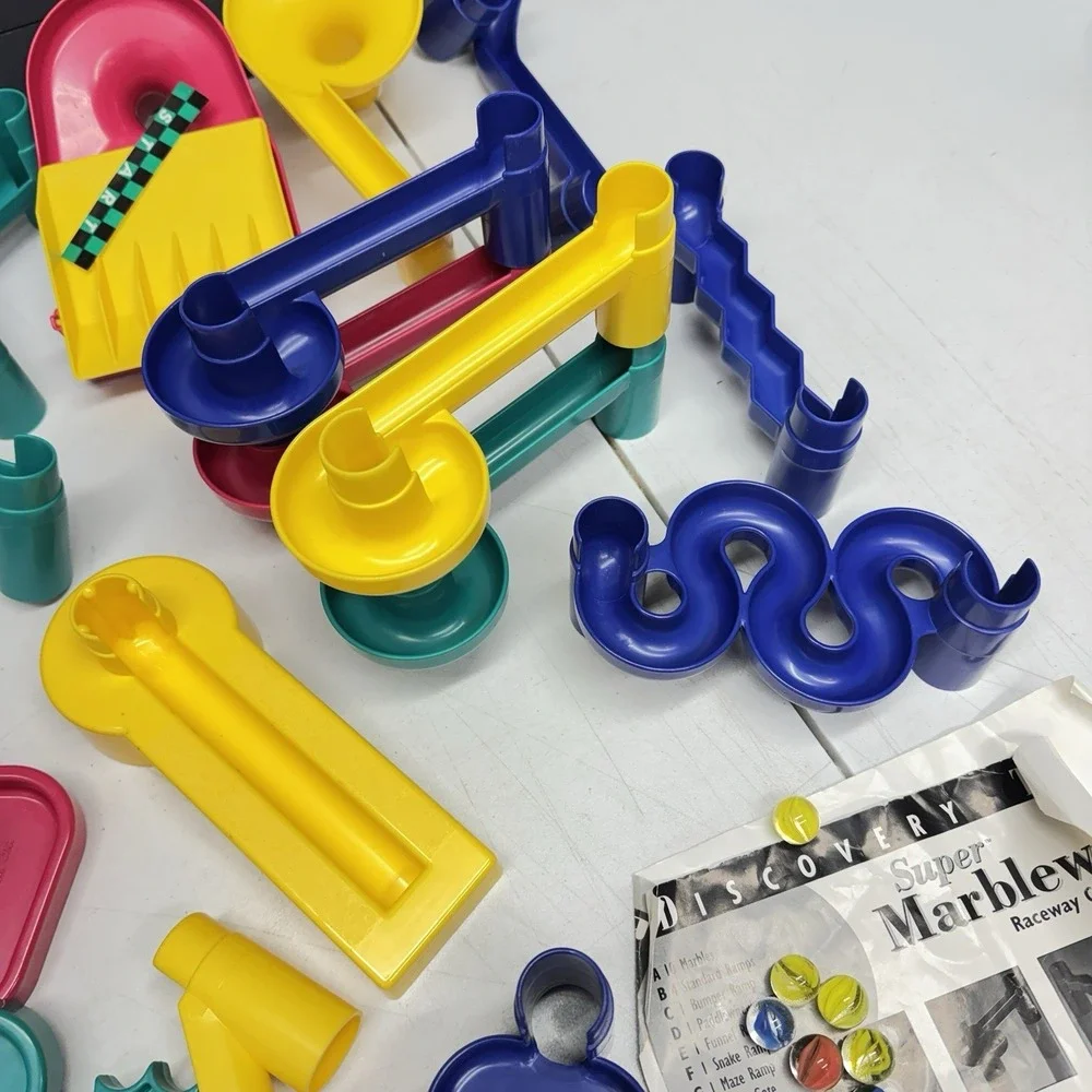 Discovery Toys Super Marbleworks Raceway Construction Set 50 Pieces READ